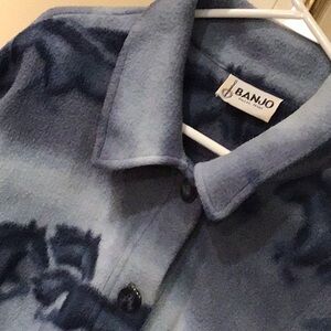 Banjo Dallas, Texas blue fleece jacket